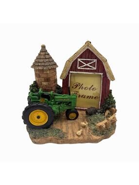 John Deere 3D Collectible Tractor Photo Frame 3” x 3.5”